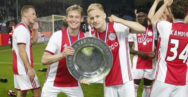 Frenkie de Jong wijst op 'cruciaal punt' voor Ajax Dat was een tik voor PSV