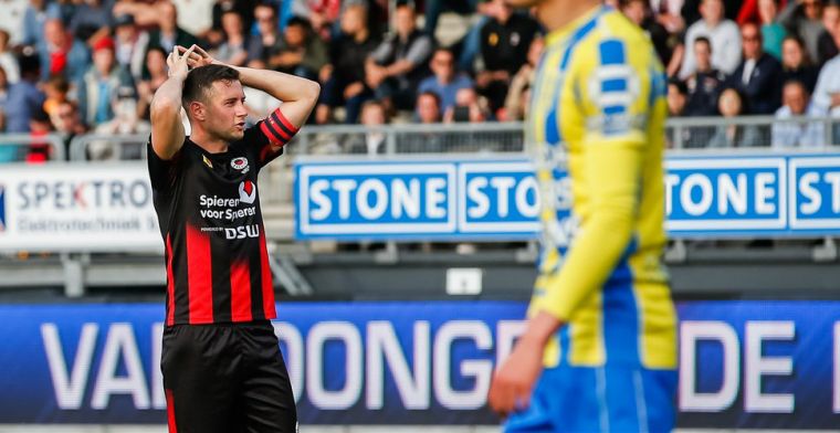 Excelsior wint niet van RKC en degradeert na vijf seizoenen uit Eredivisie