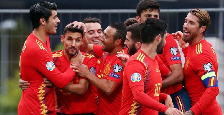 EK-kwalificatie: eenvoudige zege Spanje, Tadic en Servië krijgen pak slaag