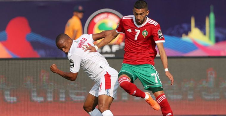Ploeterend Marokko wint dankzij eigen goal in minuut 90: Ziyech levert 'assist'