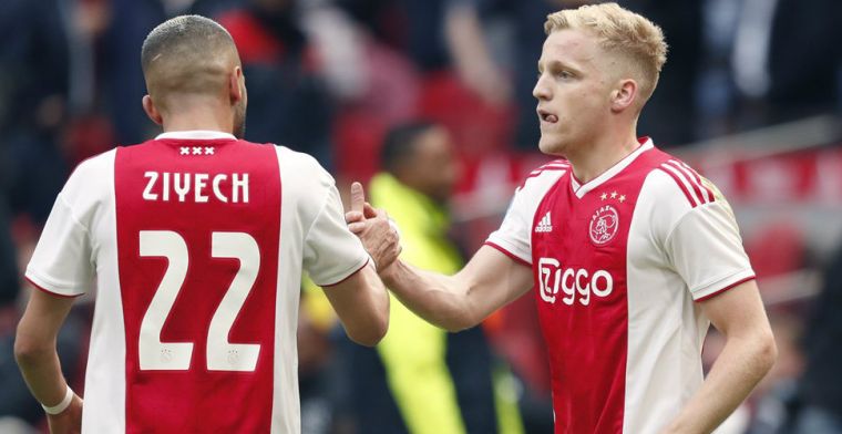 AD: 'Internationale topclub' volgt Van de Beek, Ajax wil minstens vijftig miljoen