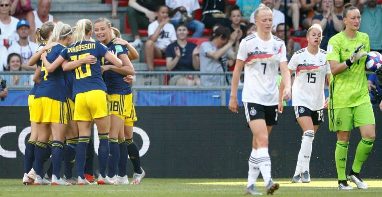 Zweden stunt na achterstand tegen Duitsland en strijdt met Oranje om finaleplaats