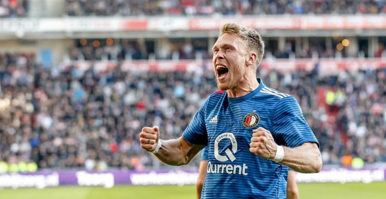 'Feyenoord ziet pechvogel Jörgensen weer wegvallen en grijpt naast alternatief'