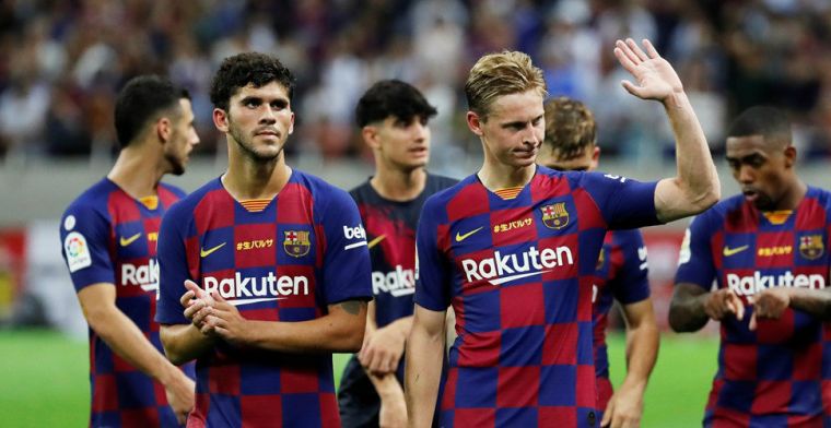 De Jong kritisch na Barça-debuut: 'We speelden niet echt goed'