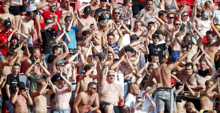 Utrechtse fans trotseren hitte: 'Spelers konden drinken, wij amper. Dat ergert me'