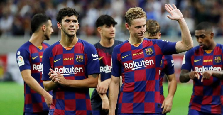 Frenkie de Jong maakt basisdebuut voor FC Barcelona in Camp Nou