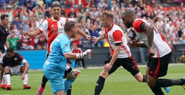 Prutsend Feyenoord ontsnapt in 95e minuut aan nederlaag tegen Sparta
