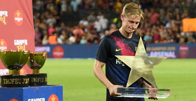 Droomstart bij Barça voor Frenkie de Jong: 'Niet verwacht, ik verdien het niet'