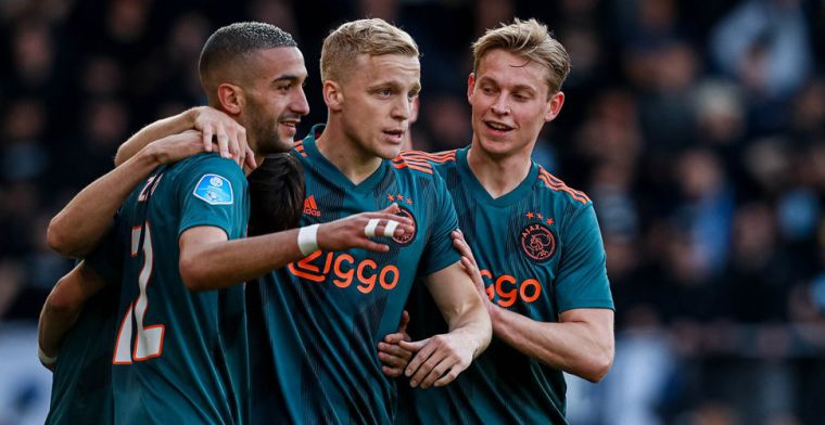 Frenkie de Jong: 'Hoop dat hij bij Ajax blijft, anders ben ik heel blij voor hem'