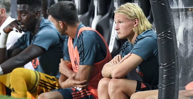 'Dolberg kon niet met de druk omgaan bij Ajax, voetballen kan hij wel'