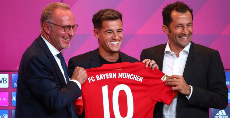 Bayern vraagt Robben om toestemming: 'Hij wenst Coutinho alle succes'