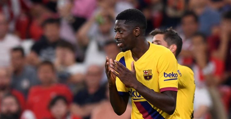 'Barça woest op Dembélé: Fransman hield blessure achter om familie te bezoeken'