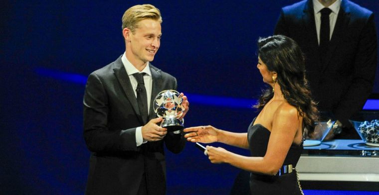 Gigantische overmacht Frenkie de Jong, Van Dijk houdt De Ligt van UEFA-prijs