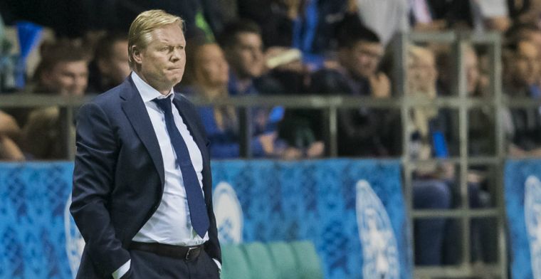 Bondcoach Estland verontschuldigt zich bij Koeman: 'Neem hem niets kwalijk'