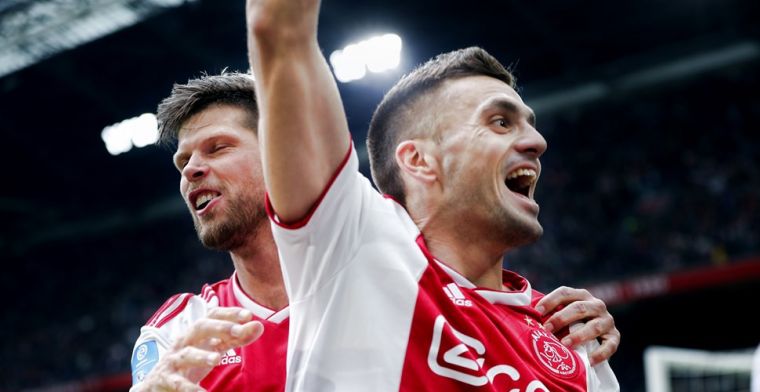 Update: 'Claim' Tadic niet succesvol: Huntelaar krijgt Ajax-treffer op zijn naam