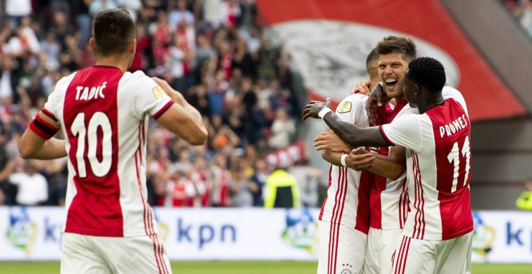 Eerste Ajax-goal aangekaart tijdens perspraatje: 'Weet ik toch niet? Kom op...'