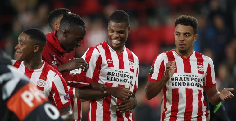 Dumfries na nipte zege PSV: 'Behoren niet tot de beste teams in Europa League'