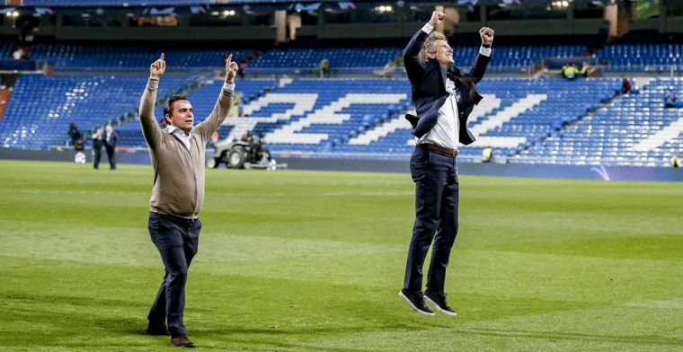 Juichende Van der Sar 'kreeg beuk van Real Madrid-president': 'Moest ik sussen'