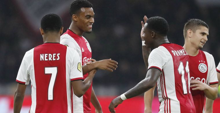 Ajax rolt Fortuna Sittard na rust op: Promes bewijst topvorm met hattrick