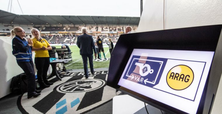 Primeur: VAR-beslissingen gedeeld op schermen in 15 Eredivisie-stadions