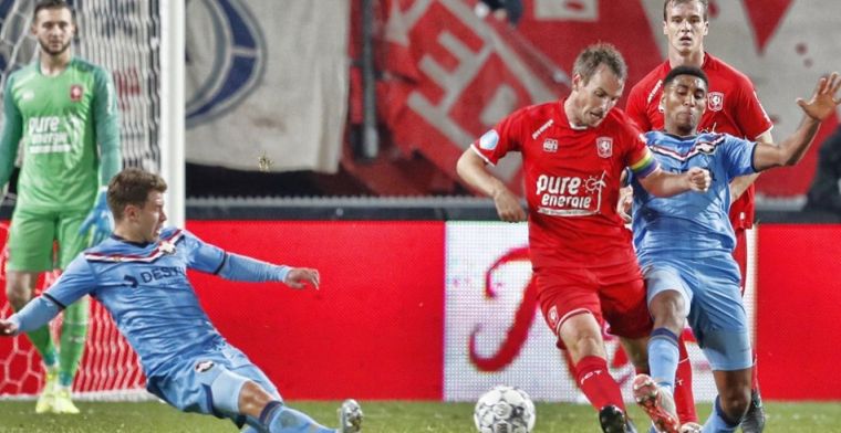 Twente slikt tegen Willem II vierde nederlaag op rij en zakt steeds verder weg