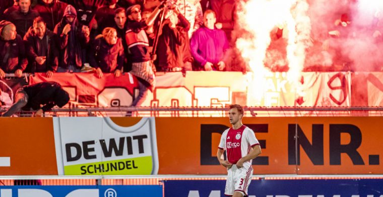 Veltman baalt van fakkel-actie Ajax-fans: 'Om dat zo te uiten gaat ver'