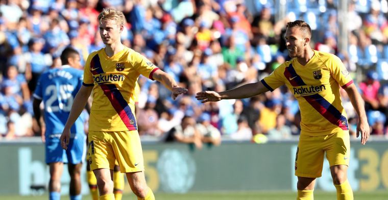 Barça-coach Valverde maakt buiging: 'De Jong heeft een enorme potentie'