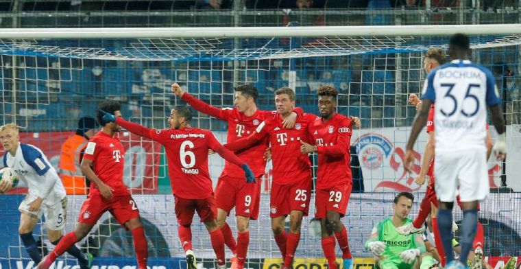 Bayern voorkomt blamage, Internazionale koploper in Serie A, Man City wint