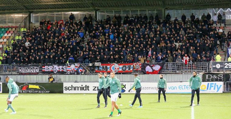 Supporters PSV boycotten wedstrijd tegen Emmen: 'Wordt door ons niet geaccepteerd'