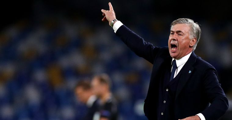 Extreme spanning bij Napoli: muitende spelers, Ancelotti onder grote druk