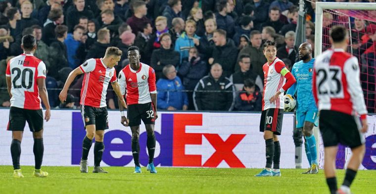 Europees Feyenoord-debuut eindigt in anticlimax voor Advocaat na pechmomentje Ié