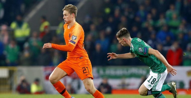 De Jong ziet Oranje als kanshebber op EK 2020: 'Aan kwartfinale heb je niets'