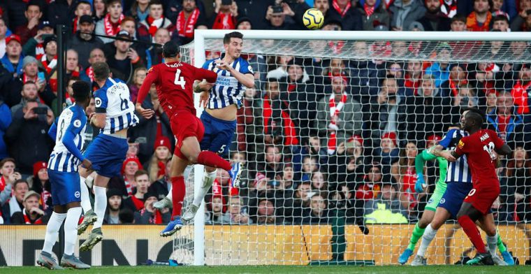 Liverpool snijdt zichzelf bijna in de vingers, maar dankt Van Dijk én West Ham