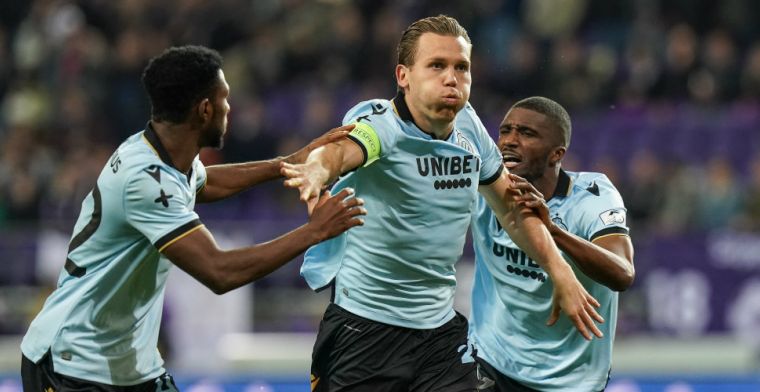 Vormer helpt Brugge met goal en assist langs Anderlecht van Vlap en Luckassen