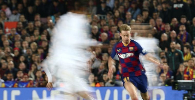 'Verlegen' De Jong beste Barça-middenvelder: 'Enkele exceptionele passes'