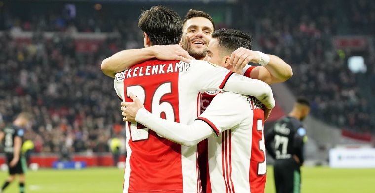 Extreem jeugdig Ajax trakteert supporters op feestwedstrijd als afsluiter van 2019