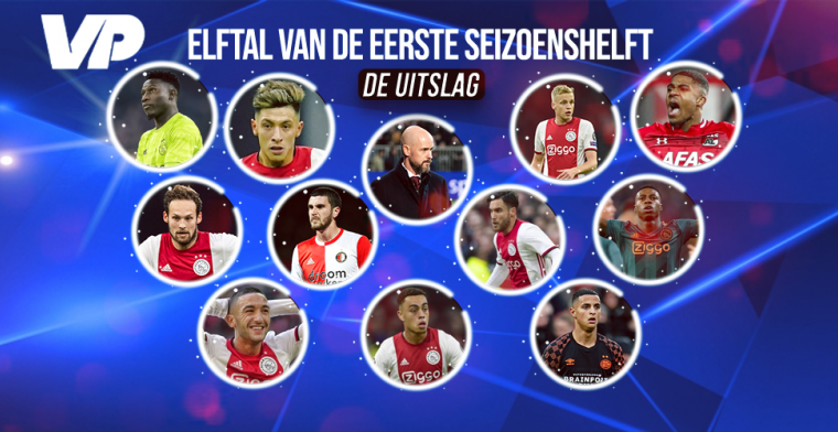 Elftal van Eerste Seizoenshelft: Ajax overklast eenlingen AZ, PSV en Feyenoord