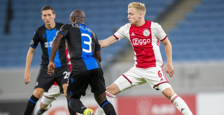 Van de Beek gaat voorlopig niet in op avances: 'Ik zal Ajax nu niet verlaten'