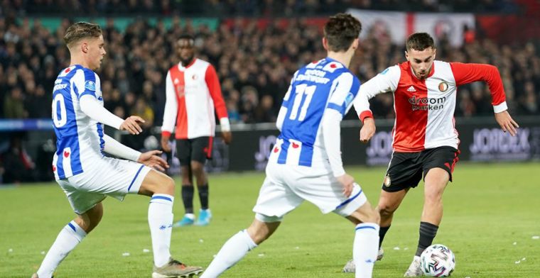 Feyenoord heeft genoeg aan buitengewoon productief half uur tegen Heerenveen