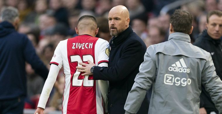 Ajax worstelt zich naar eerste competitiezege van 2020 en verliest Ziyech