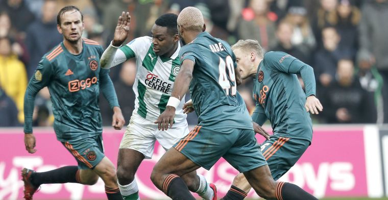 FC Groningen stunt tegen Ajax: voorsprong van Amsterdammers gehalveerd