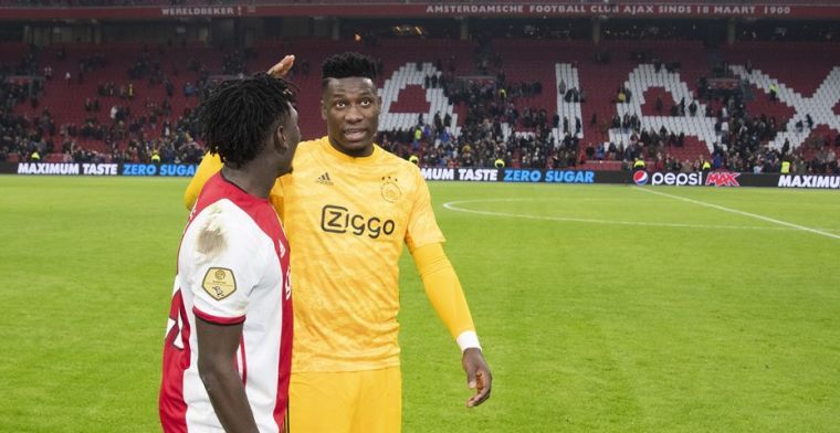 Ajax mist Onana in Groningen met schouderblessure, maar 'de schade valt mee'