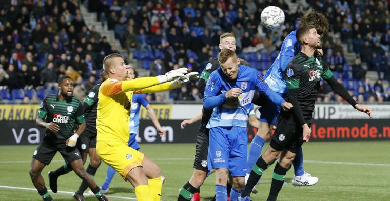 Sierhuis-loos FC Groningen weer op aarde: PEC klimt boven degradatiestreep