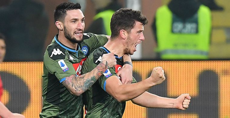 Napoli boekt zwaarbevochten zege tegen Sampdoria en wint voor derde keer op rij
