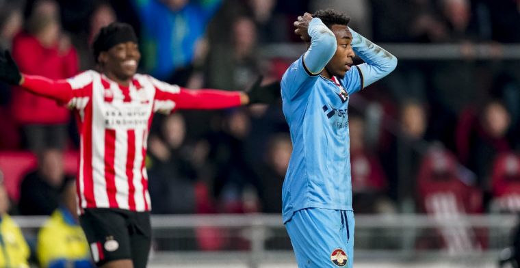Negatieve hoofdrol voor Willem II-sensatie tegen PSV: 'Het was een misverstand'