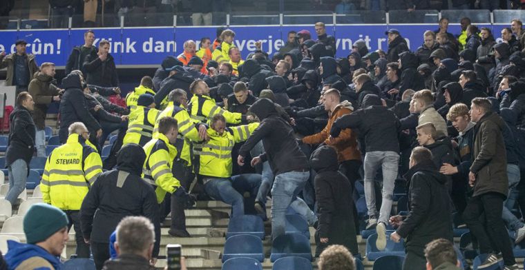 Heerenveen over 'provocerende' Feyenoord-fans: 'Helaas niet gepast en respectvol'