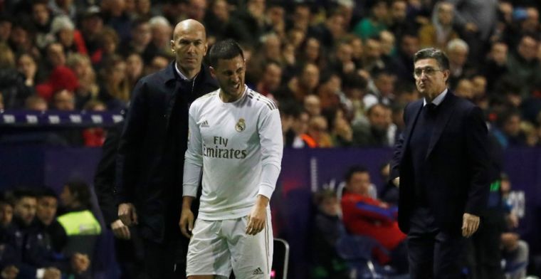 Real Madrid heeft slecht nieuws over blessure Hazard: opnieuw barst in de enkel