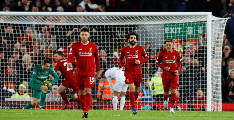 Liverpool voorkomt eerste nederlaag, geweldige comeback op Anfield