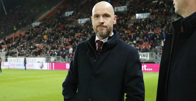 Ten Hag over 'coronanieuws' bij Ajax: 'Ik was gerustgesteld, de spelers ook'