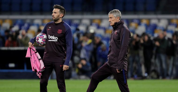 Setién verontschuldigt zich voor Barça-coach en kraakt media: Dat is beschamend